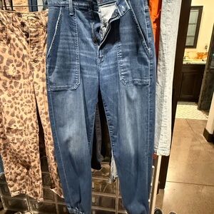 MOTHER The Wrapper Patch joggers